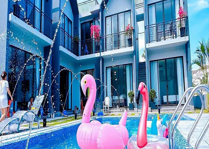 Chuoi Tuan Chau 8 Ngu - Be Boi Rieng - San Vuon - Bbq Apartment *